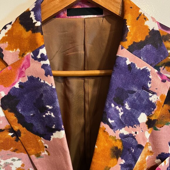 Tallia Floral Patterned Blazer Men's 40R - Picture 4 of 13